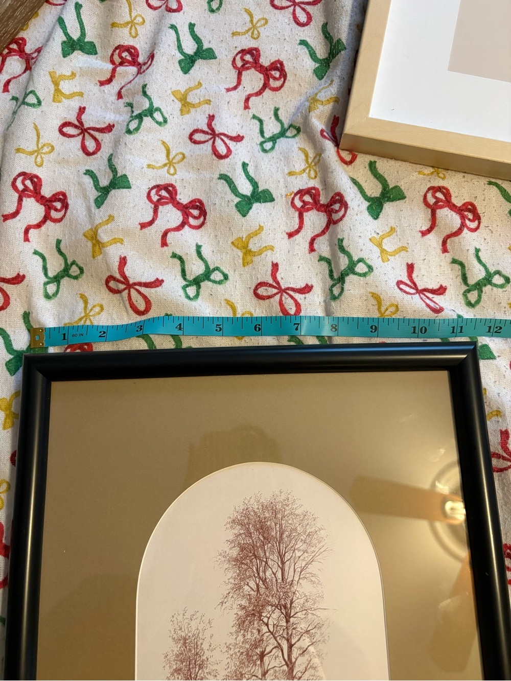 Framed Botanical Sketch Wall Art in Black Frame - Picture 4 of 5